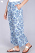 Cambric Cotton Palazzo Pants With Floral Print